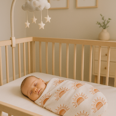 Couverture bébé | Gaze de coton 120* Motifs