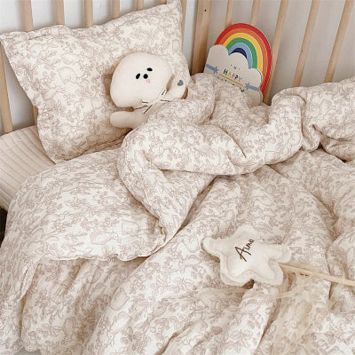 couette bebe lapins