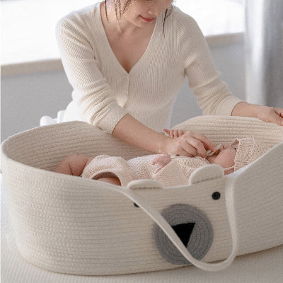 couffin bebe panier blanc