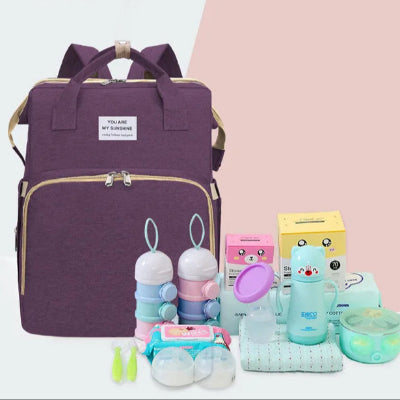 couffin de voyage violet sac a langer