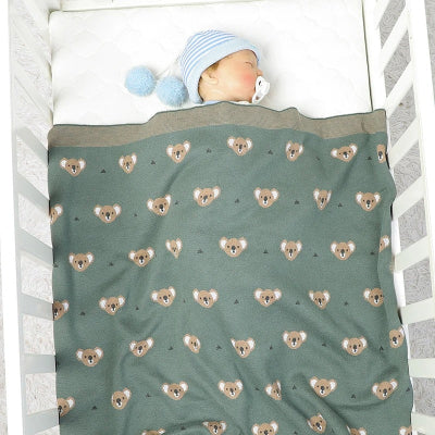 couverture bebe sommeil tricot koala