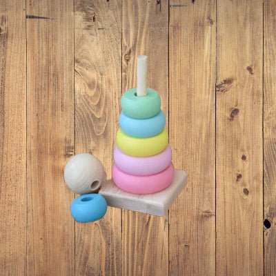 Jouet en Bois - WoodenToys™ - Tour Macaron - Tout pour bb