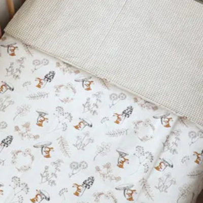 literie bebe motif champignon