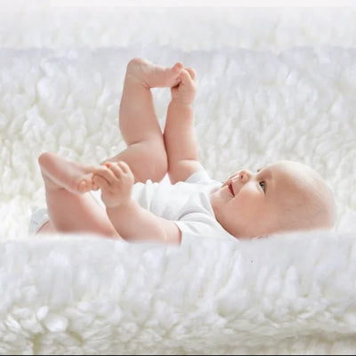 polaire couverture bebe heureux