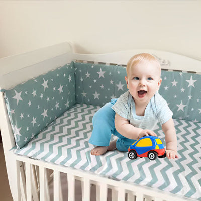 tour de lit bebe aqua