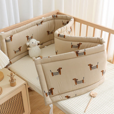 tour de lit bebe chien saucisse