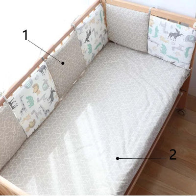 tour de lit drap housse gris