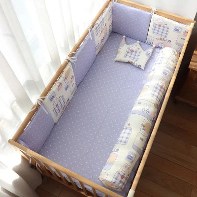 tour de lit ensemble chaton lilas