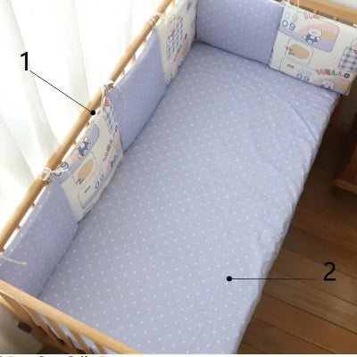 tour de lit modulable lilas