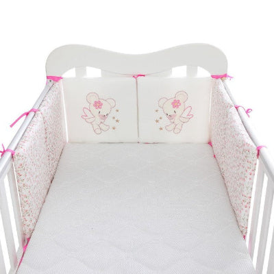 tour de lit ours blanc