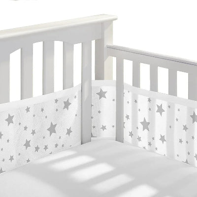 tour de lit respirant etoiles
