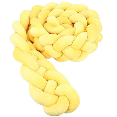 tresse de lit bebe jaune clair