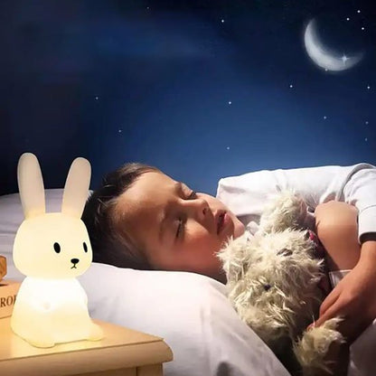 Veilleuse bébé doux lapin