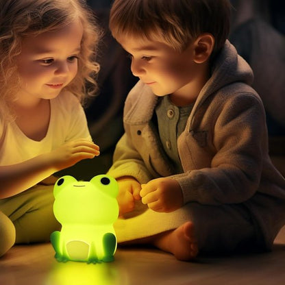 Veilleuse bébé grenouille calmante